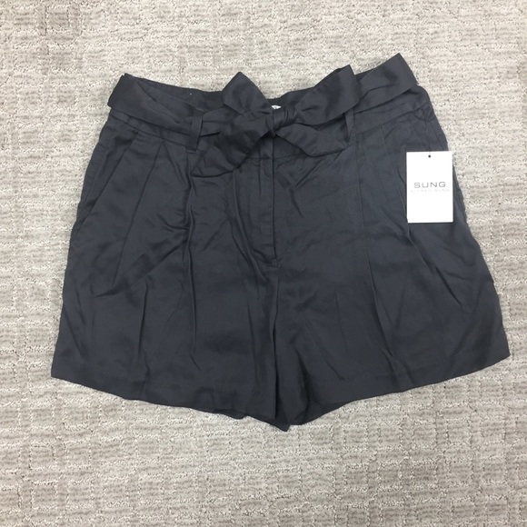 NWT Alfred Sung Paper Bag Shorts - Picture 1 of 2